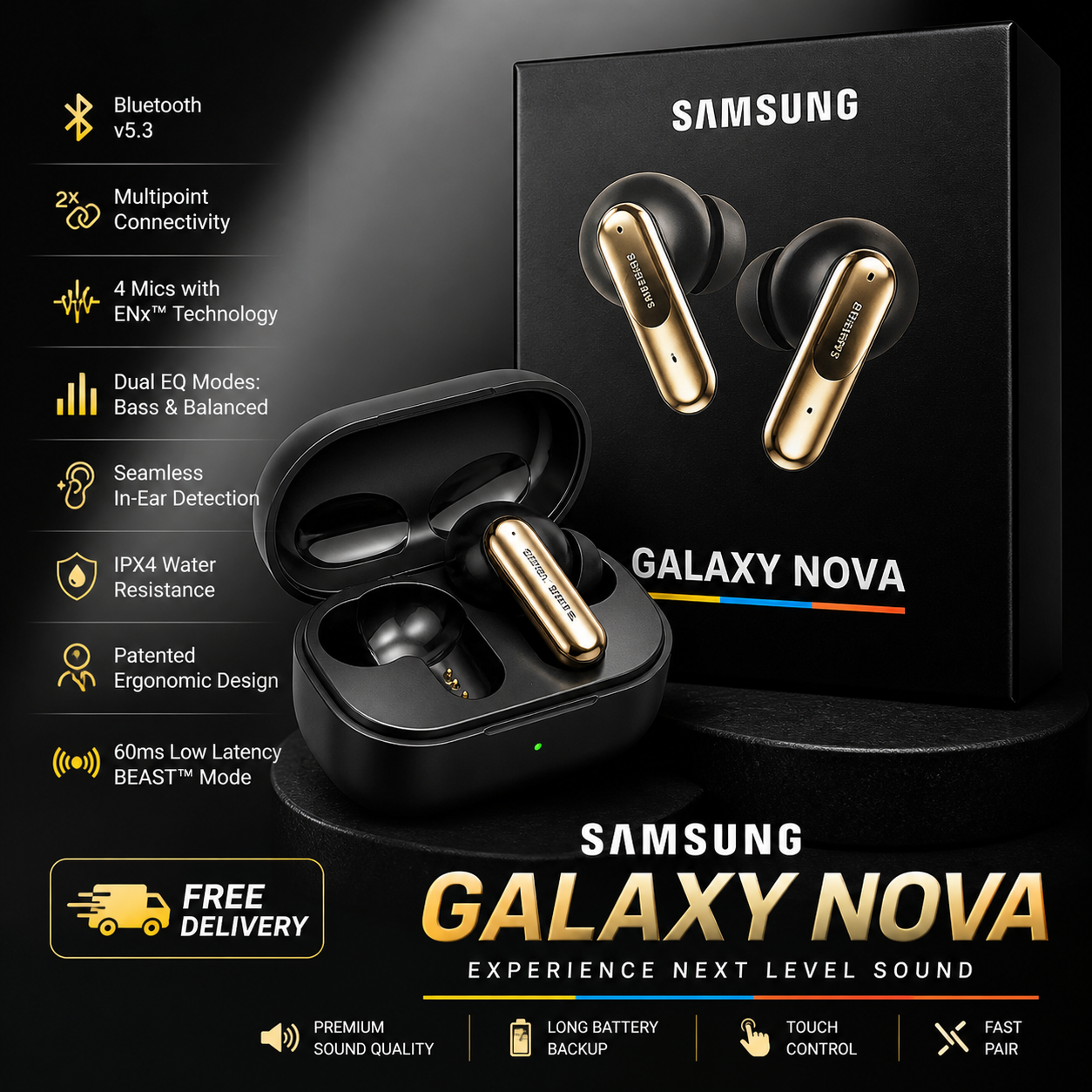 Samsung Galaxy Nova Wireless Earbuds