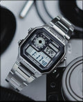 Casio AE-1200WHD Stainless Steel Digital Watch (World Time Series)