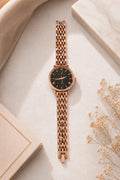 Luxe Rose Gold Designer Watch