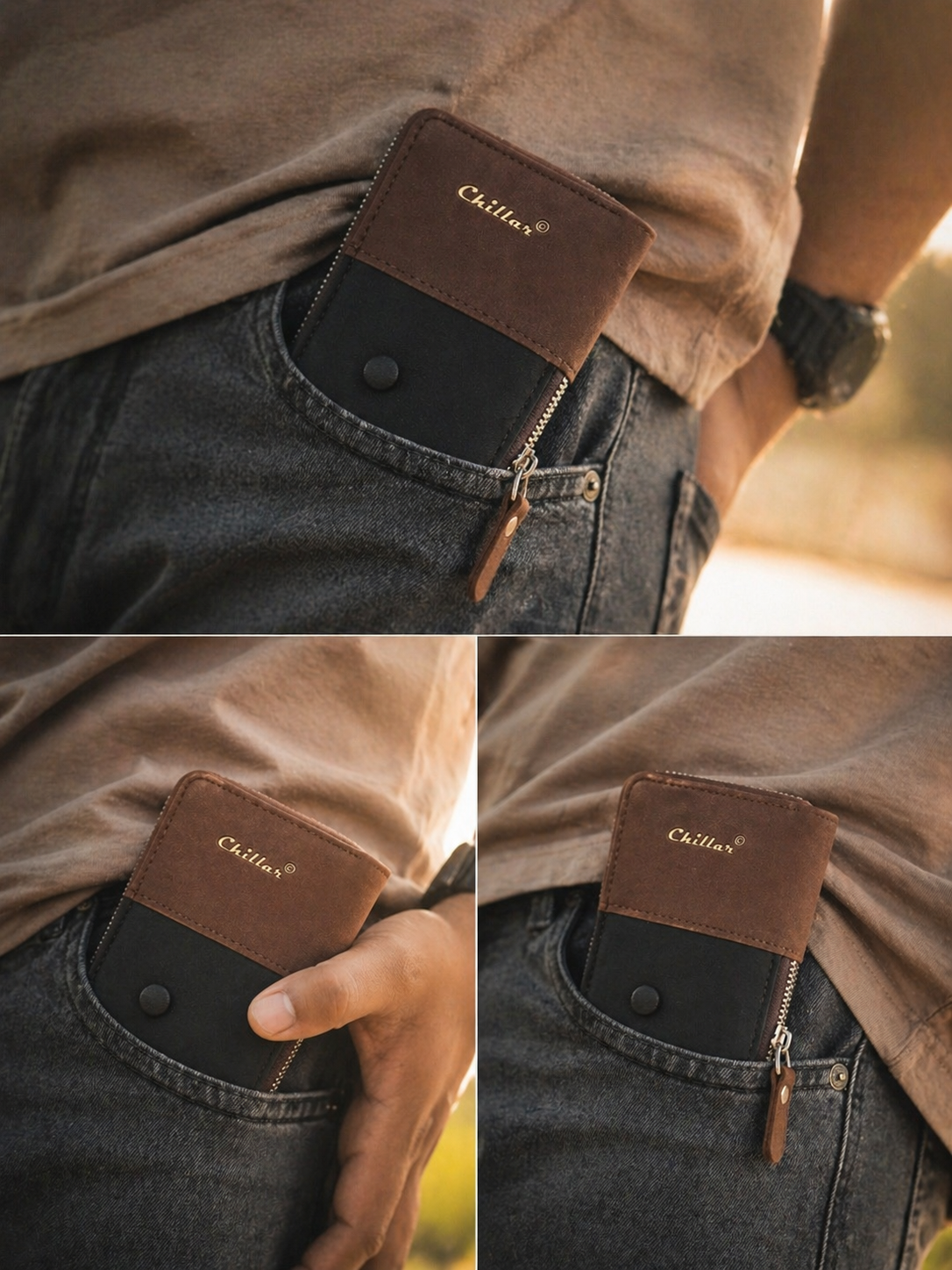 Premium compact card holder wallet